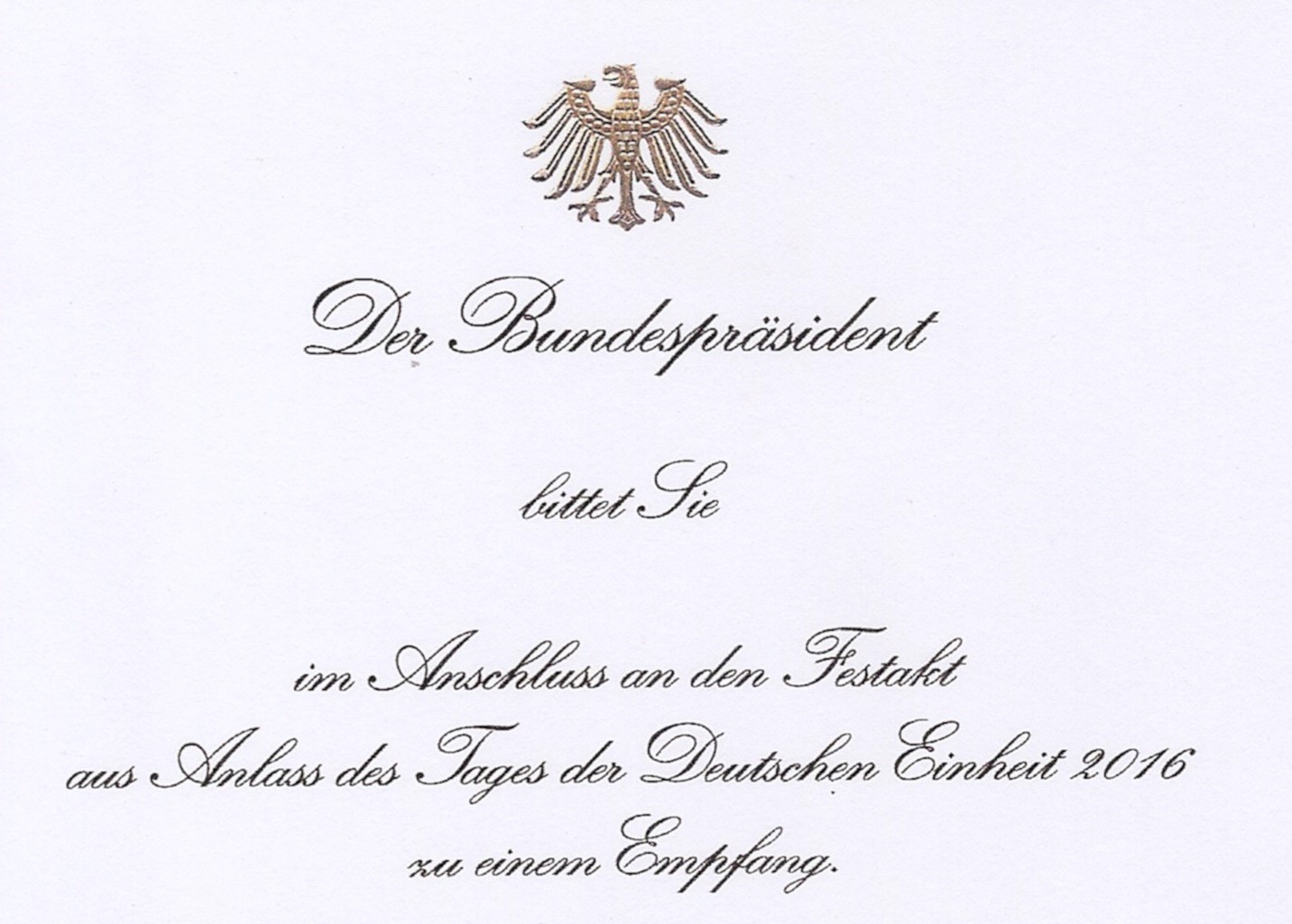 Einladung zum Tag der deutschen Einheit in Sachsen
