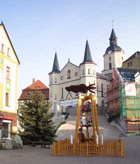 Teichplatz Meerane Dezember 2004