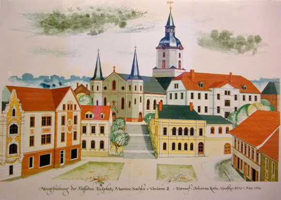 Johannes Rothe - Meerane Teichplatz