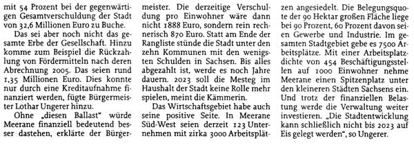 Zeitungsausschnitt