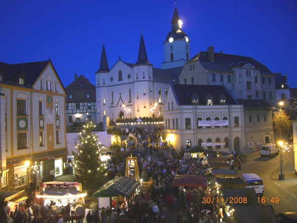 Teichplatz Meerane 2008