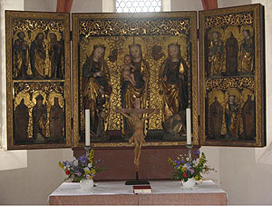 Flügelaltar in der St. Martinskirche in Meerane