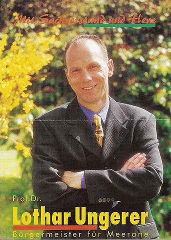 Wahlplakat Ungerer 2001