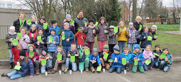 Gruppenfoto evangelische Grundschule